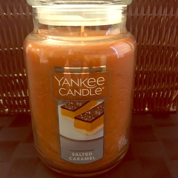 Yankee Candle Accents Salted Caramel Large Yankee Candle Poshmark